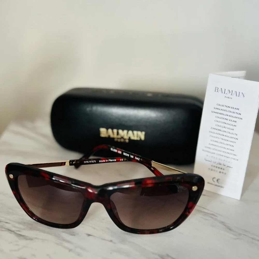 Balmain 56mm Modified Cat Eye‎ Sunglasses